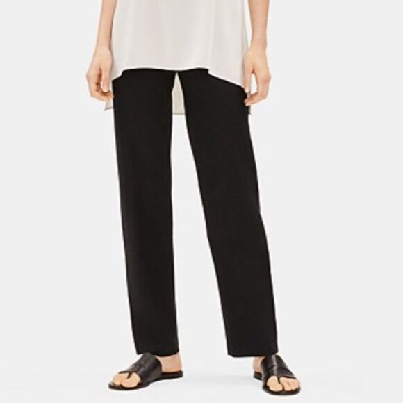 Eileen Fisher Pants - Eileen Fisher Elastic Straight Leg Pants Size Medium